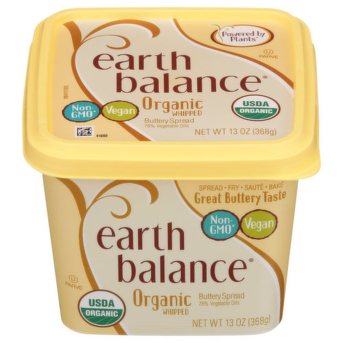 Earth Balance Buttery Spread, Organic, Whipped