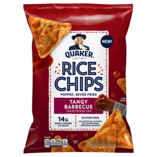 Quaker Rice Chips, Tangy Barbecue