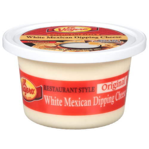 El Viajero White Mexican Dipping Cheese, Original, Restaurant Style