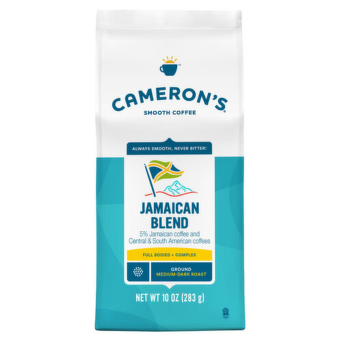 Cameron's Coffee, Ground, Medium-Dark Roast, Jamaican Blend