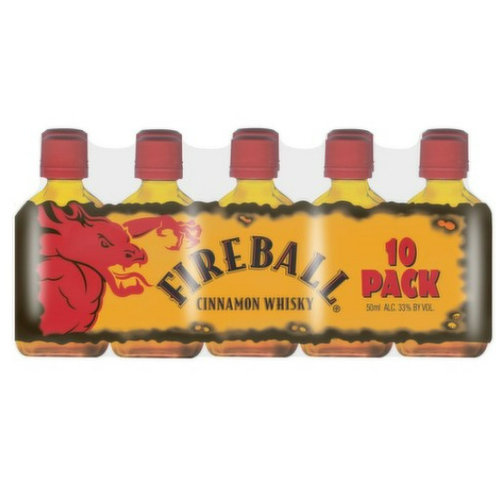 Fireball Cinnamon Whisky 10 Pack