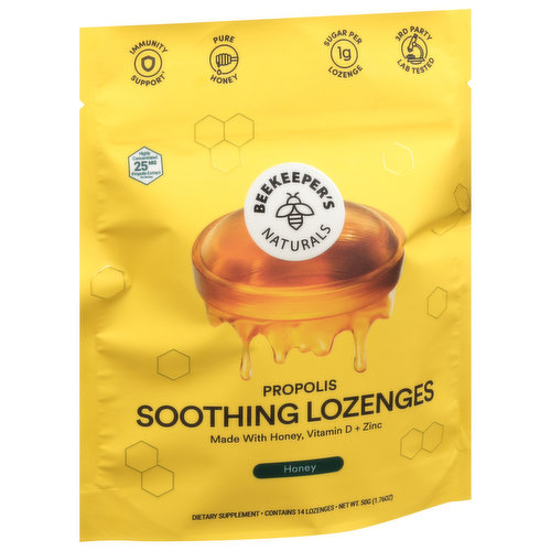 Beekeeper's Naturals Soothing Honey Lozenges