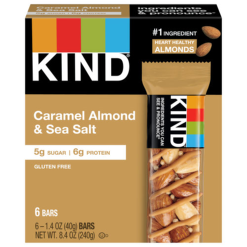 Kind Bars, Caramel Almond & Sea Salt