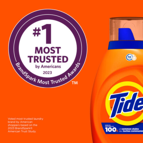 Tide Liquid Laundry Detergent, Original, 105 fl oz, 80 Loads