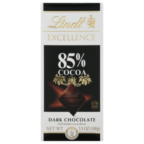 Lindt Excellence Dark Chocolate, 85% Cocoa