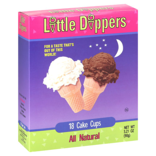 Little Dippers Cake Cups, All Natural