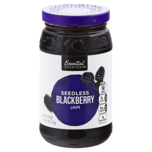 ESSENTIAL EVERYDAY Jam, Blackberry, Seedless