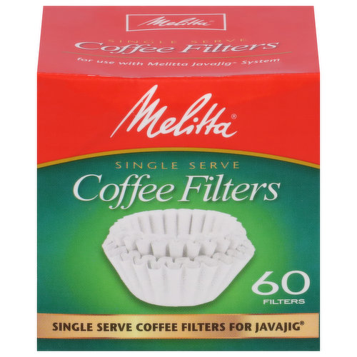 Melitta Coffee Filters, Single Serve