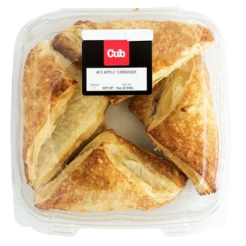 Cub Bakery Apple Turnovers
White Iced 4 Ct