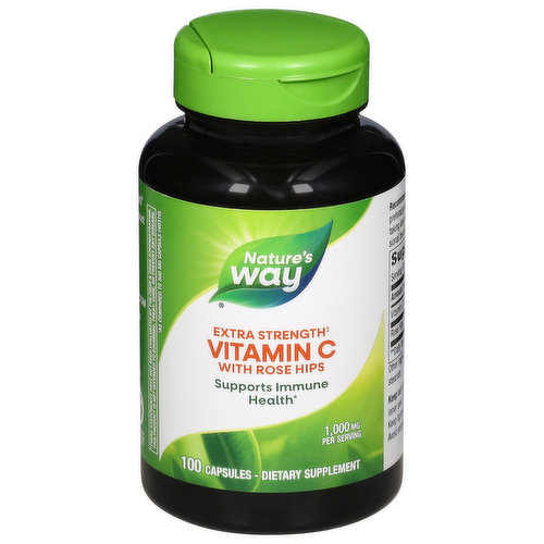 Nature's Way Vitamin C, Extra Strength, 1000 mg, Capsules