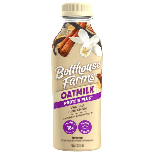 Bolthouse Farms Protein Plus Protein Shake, Oatmilk, Vanilla Cinnamon