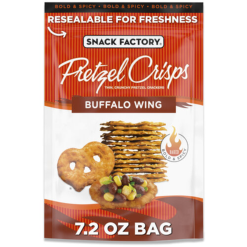 Snack Factory® Buffalo Wing Pretzel Crisps