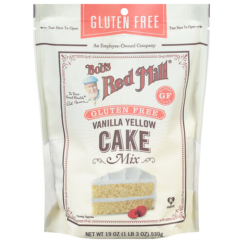 Bob's Red Mill Cake Mix, Gluten Free, Vanilla Yellow