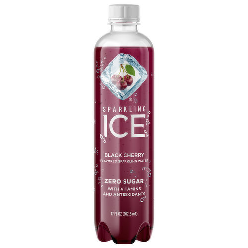 Sparkling Ice Sparkling Water, Zero Sugar, Black Cherry