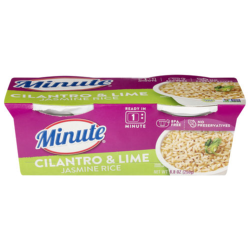 Minute Jasmine Rice, Cilantro & Lime