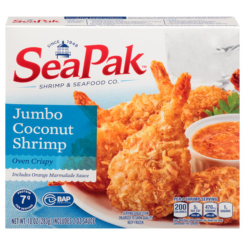 SeaPak Oven Crispy Jumbo Coconut Shrimp