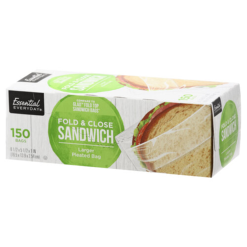 Fold-Top Sandwich Bags by Glad® CLO60771