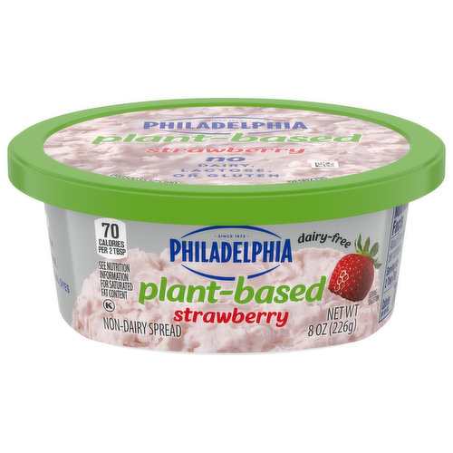 Philadelphia Spread, Non-Dairy, Strawberry,  Plant-Based