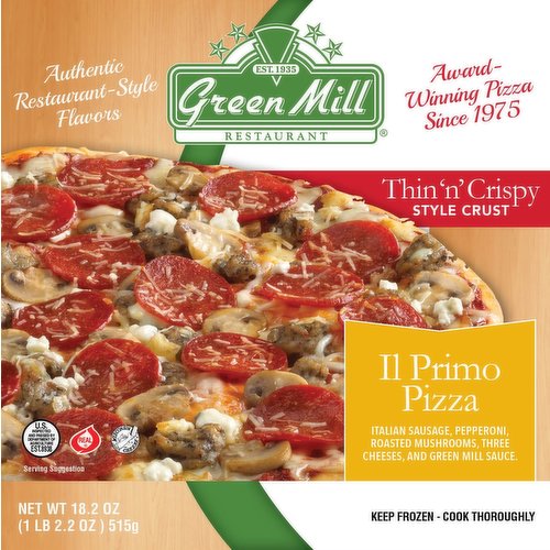 Green Mill Thin N' Crispy Ilprimo 12" Pizza
