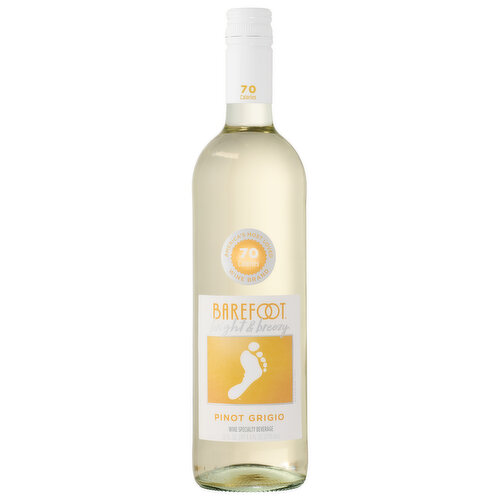 Barefoot Bright & Breezy Pinot Grigio White Wine