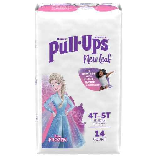 Pull-Ups New Leaf Training Underwear, Disney Frozen II, 4T-5T (38-50 lbs)