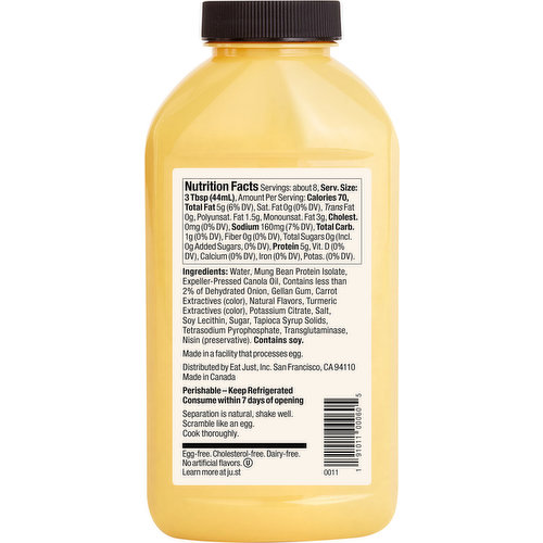 Just Egg, Plant-Based Scramble - 12 fl oz