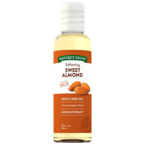 Nature's Truth Skin Care Oil, Softening, Sweet Almond, Aromatherapy