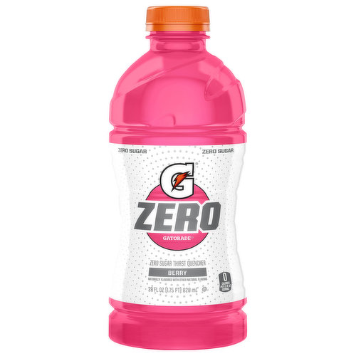 Gatorade Zero Thirst Quencher, Zero Sugar, Berry