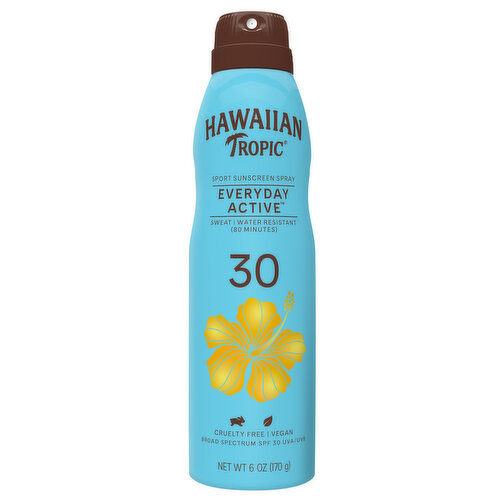 Hawaiian Tropic Broad Spectrum Clear Sunscreen Spray SPF 30