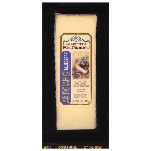 La Bottega BelGioioso Cheese, Wisconsin, Artigiano Blueberry, Hand-Crafted, Small Batch