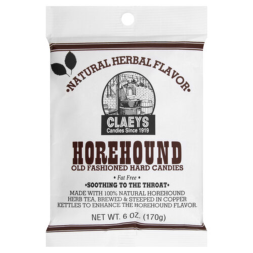 Claeys Hard Candies, Old Fashioned, Horehound