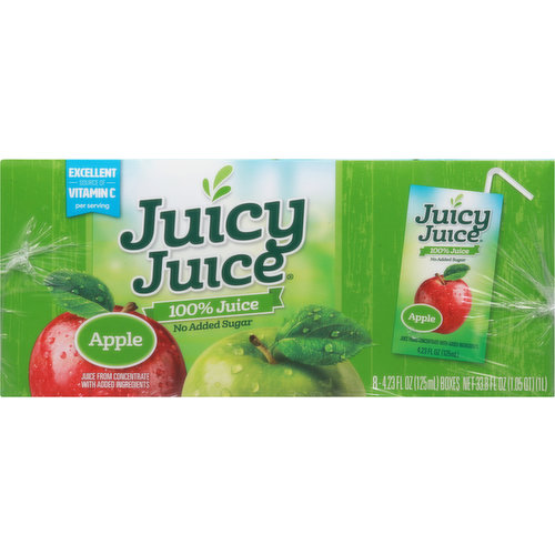 juicy apple juice calories