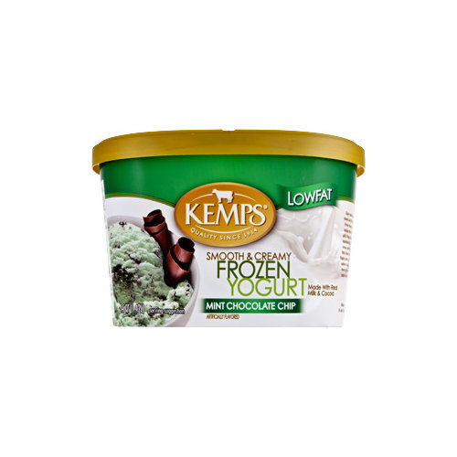 Kemps Smooth & Creamy Mint Chocolate Chip Frozen Yogurt 1.5 Qt, Frozen  Yogurt