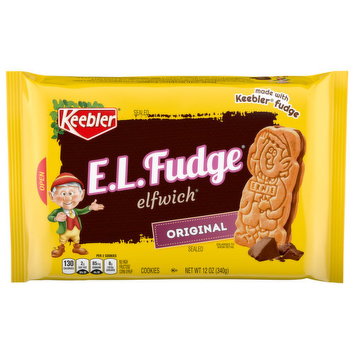 Keebler E.L. Fudge Cookies, Elfwich, Original