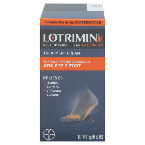 Lotrimin Treatment Cream, Antifungal, Athlete's Foot