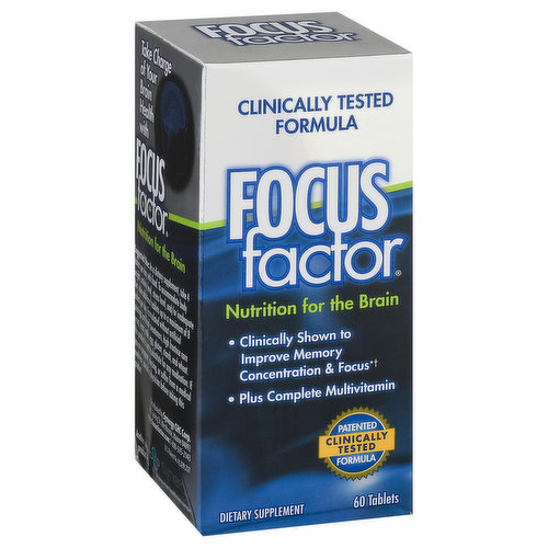 Focus Factor Nutrition for the Brain, Tablets