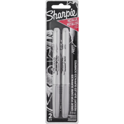 Sharpie Metallic Permanent Marker Fine Point Silver