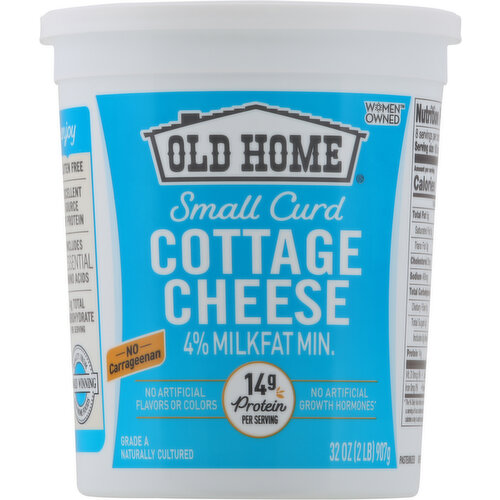No carrageenan. No artificial growth hormones (Our farmers pledge no artificial growth hormones. No significant differences has been shown in milk from cows treated with the artificial growth hormone rbST and non rbST treated cows). Naturally cultured. Quality foods since 1925. Enjoy. Award winning quality from Old Home Foods. Pasteurized. Food safe. Please recycle. Women owned.