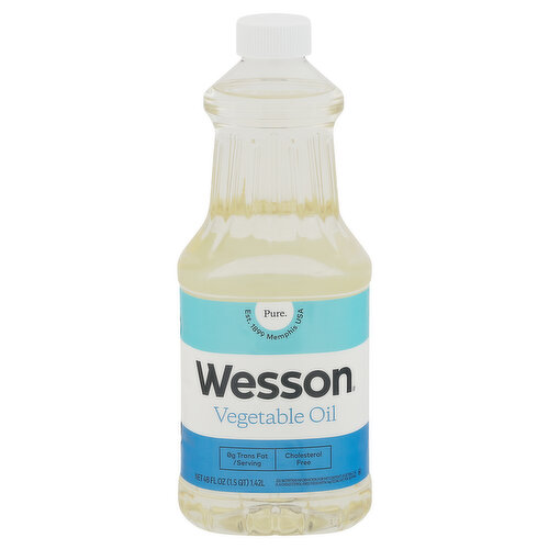 Wesson Vegetable Oil, Pure