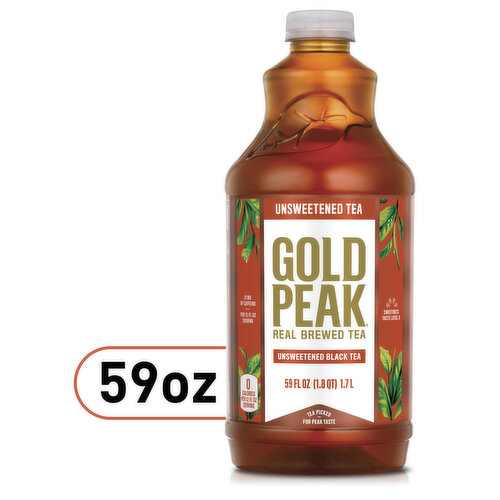 Gold Peak  Unsweetened Black Tea Bottle