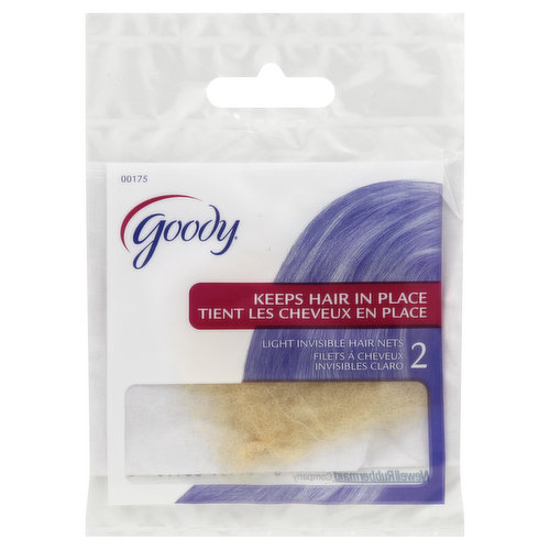 Goody Hair Nets, Light Invisible