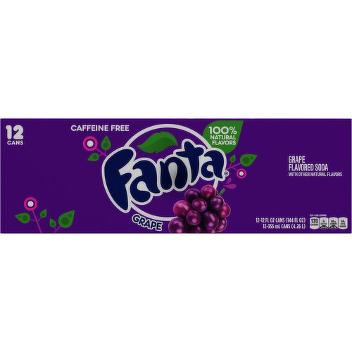 Fanta Grape 12fl.oz 355ml USA Soda 12 Cans - American Candy N