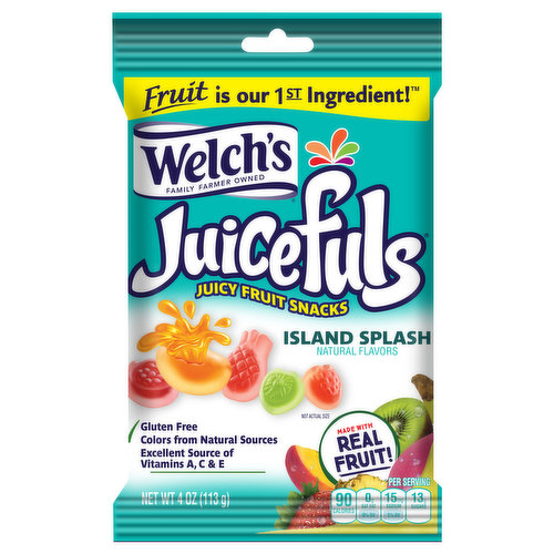 Welch's Juicefuls Juicy Fruit Snacks, Island Splash