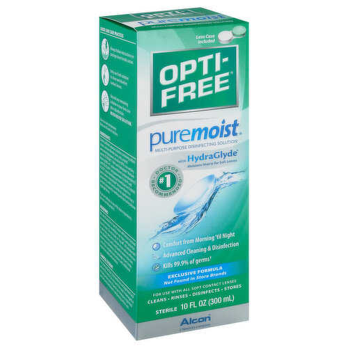 Opti-Free Puremoist Disinfection Solution, Multi-Purpose