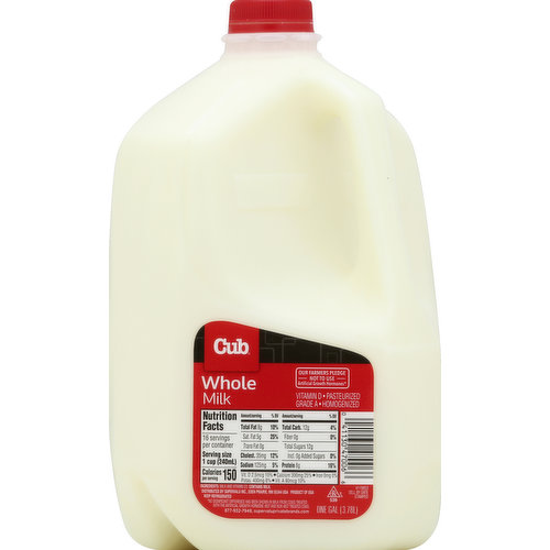 Our farmers pledge not to use artificial growth hormones (No significant difference has been shown in milk from cows treated with the artificial growth hormone rBST and non rBST treated cows). Vitamin D. Pasteurized. Vitamin A. Homogenized. supervaluprivatebrands.com. Product of USA.
