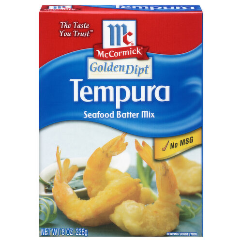 McCormick Golden Dipt Tempura Seafood Batter Mix