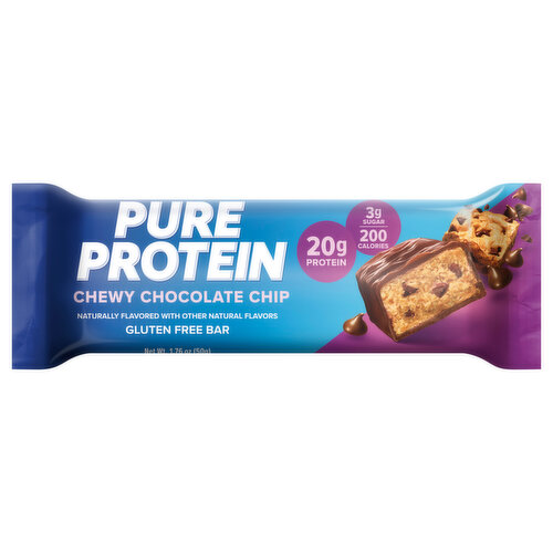 Pure Protein Bar, Gluten Free, Chewy Chocolate Chip
