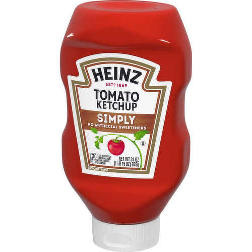 Heinz Simply Tomato Ketchup with No Artificial Sweeteners