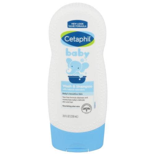 Cetaphil Wash & Shampoo, Baby's Sensitive Skin