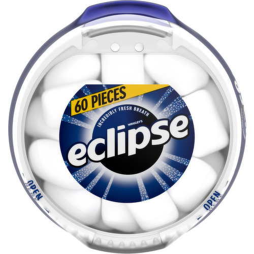 Eclipse Winterfrost Sugarfree Chewing Gum, 60 piece bottle